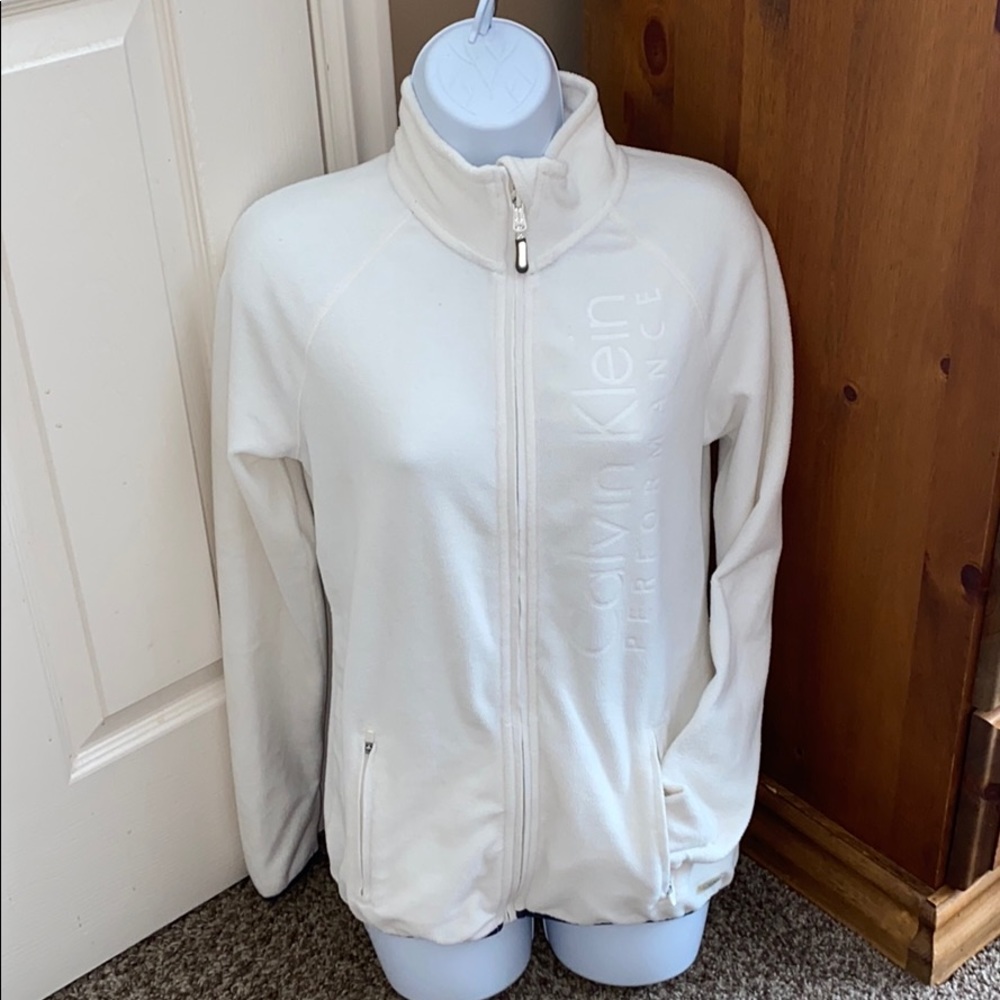 CK Cream Fleece Jacket - Picture 3 of 8